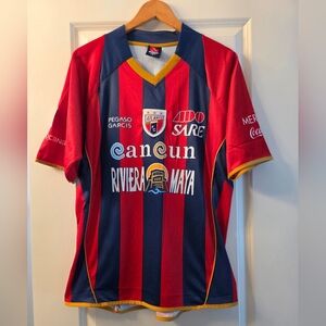 Red and Blue Atlante Soccer Jersey